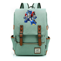 Transformed Mecha Printed Student Backpack For Men And Women's Leisure Backpack