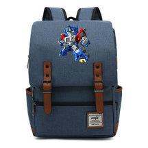 Transformed Mecha Printed Student Backpack For Men And Women's Leisure Backpack