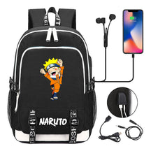 Naruto Student Backpack Usb Men's And Women's Casual Backpack