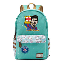 Sports Football Star Printed Youth Student Backpack For Men And Women's Leisure Backpack