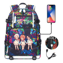 Promised Dream Island Usb Large Capacity Student Backpack Leisure Travel Backpack