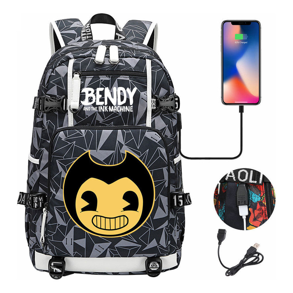 Usb Youth Student Backpack Travel Backpack