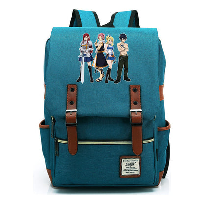 Printed Schoolbags Young Students And Classic Backpacks With Belt Buckles Men And Women.