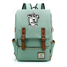 School Of Witchcraft And Wizardry Printed Youth School Bag Casual Belt Buckle Classic Backpack 38*27*12.5cm