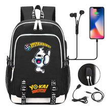 Anime Monster Watch Student School Bag Usb Men's And Women's Leisure Backpack