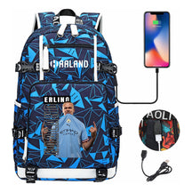 Basketball Star Harland Printed Youth Student Backpack With Large Capacity Leisure Travel Backpack