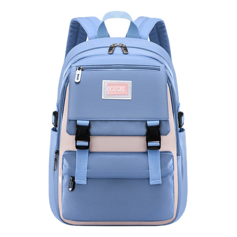 Student Backpack With Reduced Load And Spine Protection, Large Capacity Backpack