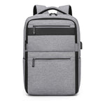 Usb Backpack, Large Capacity Computer Bag, Casual Student Backpack, Minimalist Travel Bag