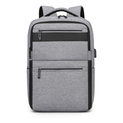 Usb Backpack, Large Capacity Computer Bag, Casual Student Backpack, Minimalist Travel Bag