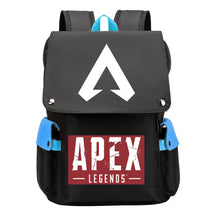 Apex Hero Print Usb Charging Head Youth School Bag Casual Backpack