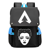 Apex Hero Print Usb Charging Cap Head Style Student School Bag Casual Backpack