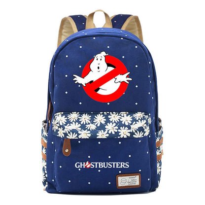 Devil Print Girl Backpack, Fashionable And Casual Backpack