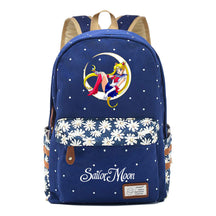 Anime Beauty Girl Warrior Youth School Bag Fragmented Flower Leisure Backpack
