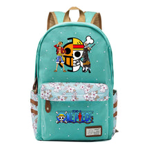Anime Pirate Wang Lufei Printed Student School Bag Fragmented Flower Leisure Backpack