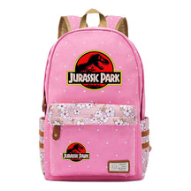 Jurassic Park Dinosaur Printed Student Backpack Leisure Backpack