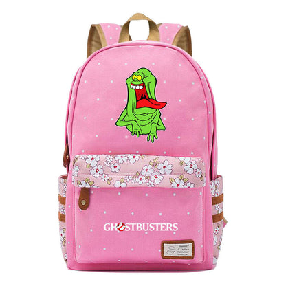 Devil Print Student Backpack, Fashionable And Casual Backpack