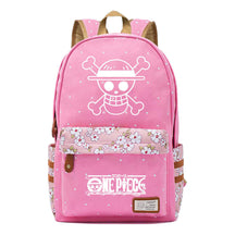 Anime Pirate Wang Lufei Printed Youth Student School Bag Fragmented Flower Men's And Women's Leisure Backpack