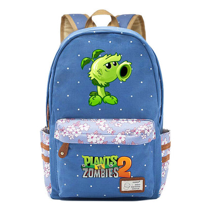 Game Plants Battle Printed Teenage Girl Student Backpack For Men And Women's Leisure Backpack