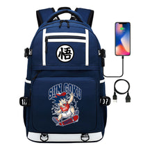 Manga Dragon Ball Usb Youth Student Backpack For Men And Women, Backpack For Leisure Travel