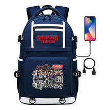 Printed Usb Youth Student Backpack For Men And Women's Leisure Travel Backpack