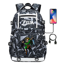 Legend Of Zelda Printed Usb Youth Student Backpack Men's And Women's Backpack Leisure Travel Bag