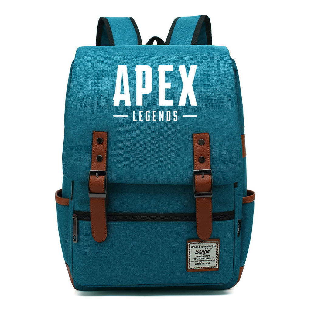 Game Apex Hero Print Youth Student School Bag Men's And Women's Casual Belt Buckle Classic Backpack