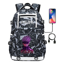 Printed Usb Youth Student School Bag Men's And Women's Backpack Leisure Travel Bag