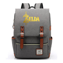 Golden Game Zelda Printed Youth Student Backpack For Men And Women, Casual Belt Buckle, Classic Backpack