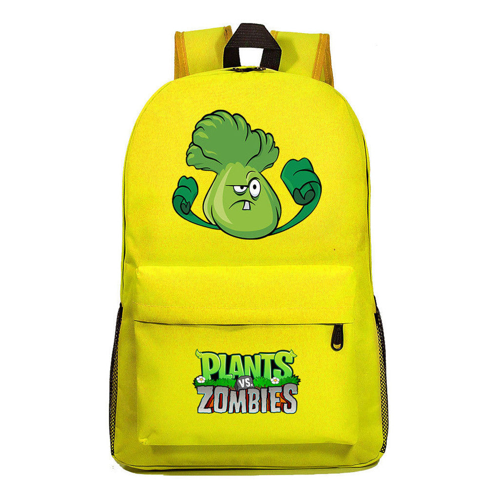 Game Plants Student School Bag Men's And Women's Leisure Backpack