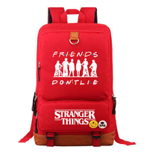 Strange Story Printed Youth Student School Bag Large Capacity Travel Bag Men's And Women's Backpack