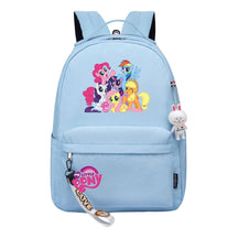 Cartoon Pony Unicorn Printed Youth Student School Bag Men's And Women's Leisure Bag Women's Backpack