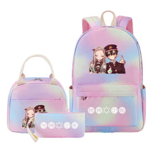 Teenage Student Girl Backpack Lunch Bag Three Piece Set Backpack Set