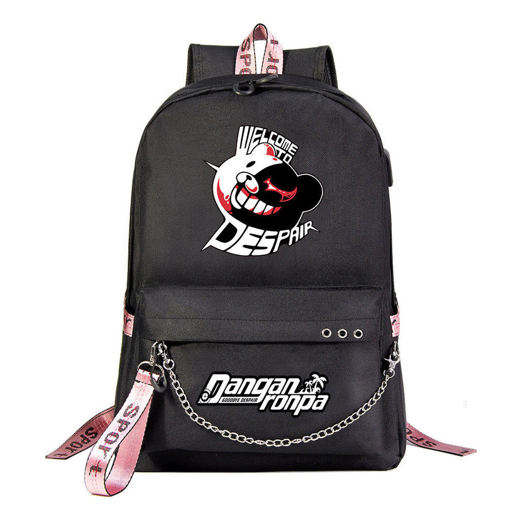 Usb Youth Student Backpack For Men And Women's Leisure Travel Backpack