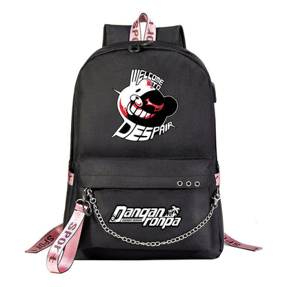 Usb Youth Student Backpack For Men And Women's Leisure Travel Backpack