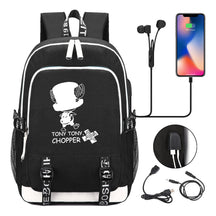 Pirate King Youth School Bag Usb Men's And Women's Leisure Backpack