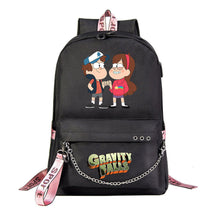 Cartoon Strange Town Youth Student School Bag Men's And Women's Leisure Travel Backpack