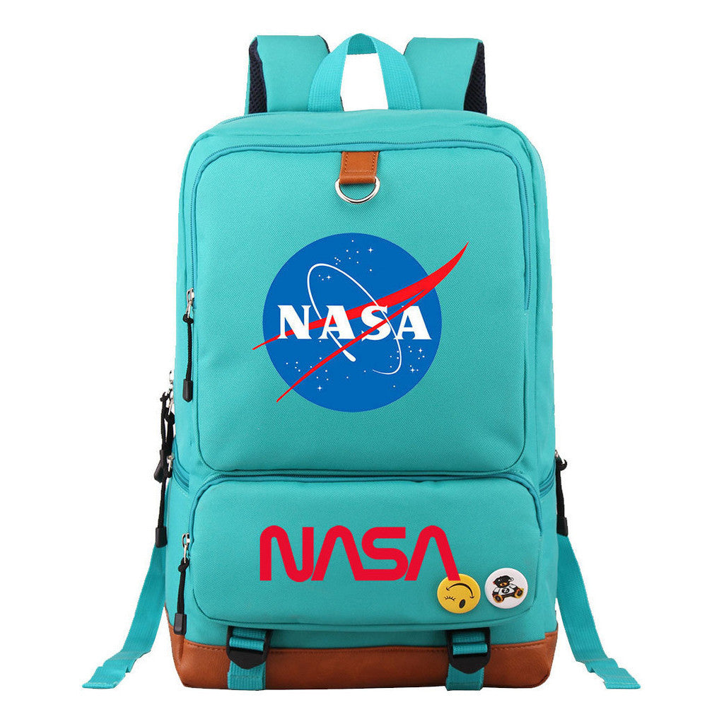 Nasa Fashion Printed Youth Student School Bag Large Capacity Travel Bag Men's And Women's Backpack