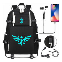 Legend Of Zelda Usb Youth Student Backpack For Men And Women's Leisure Travel Backpack