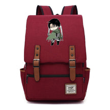 The Giant Of Manga Attack Printed Teenage Student Backpack For Men And Women With Casual Belt Buckle Classic Backpack 43*29*13.5cm