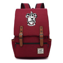 School Of Witchcraft And Wizardry Printed Youth School Bag Casual Belt Buckle Classic Backpack 38*27*12.5cm