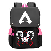Apex Hero Print Usb Charging Head Youth School Bag Casual Backpack