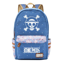 Anime Pirate Wang Lufei Printed Youth Student School Bag Fragmented Flower Men's And Women's Leisure Backpack