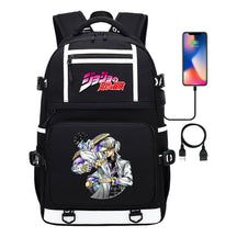 Comic Joe's Wonderful Adventure Print Usb Youth Student Backpack For Men And Women's Leisure Travel Backpack