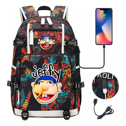 Printed Teenage Student Backpack, Men's And Women's Backpacks, Leisure Travel Backpacks