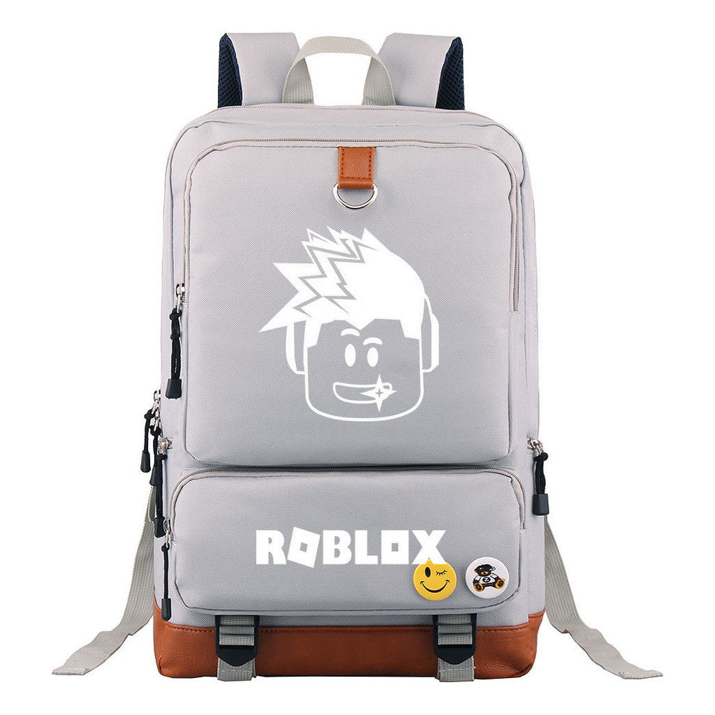 Game Roblox Printed Teenage Student Backpack, Travel Bag, Men's And Women's Backpack