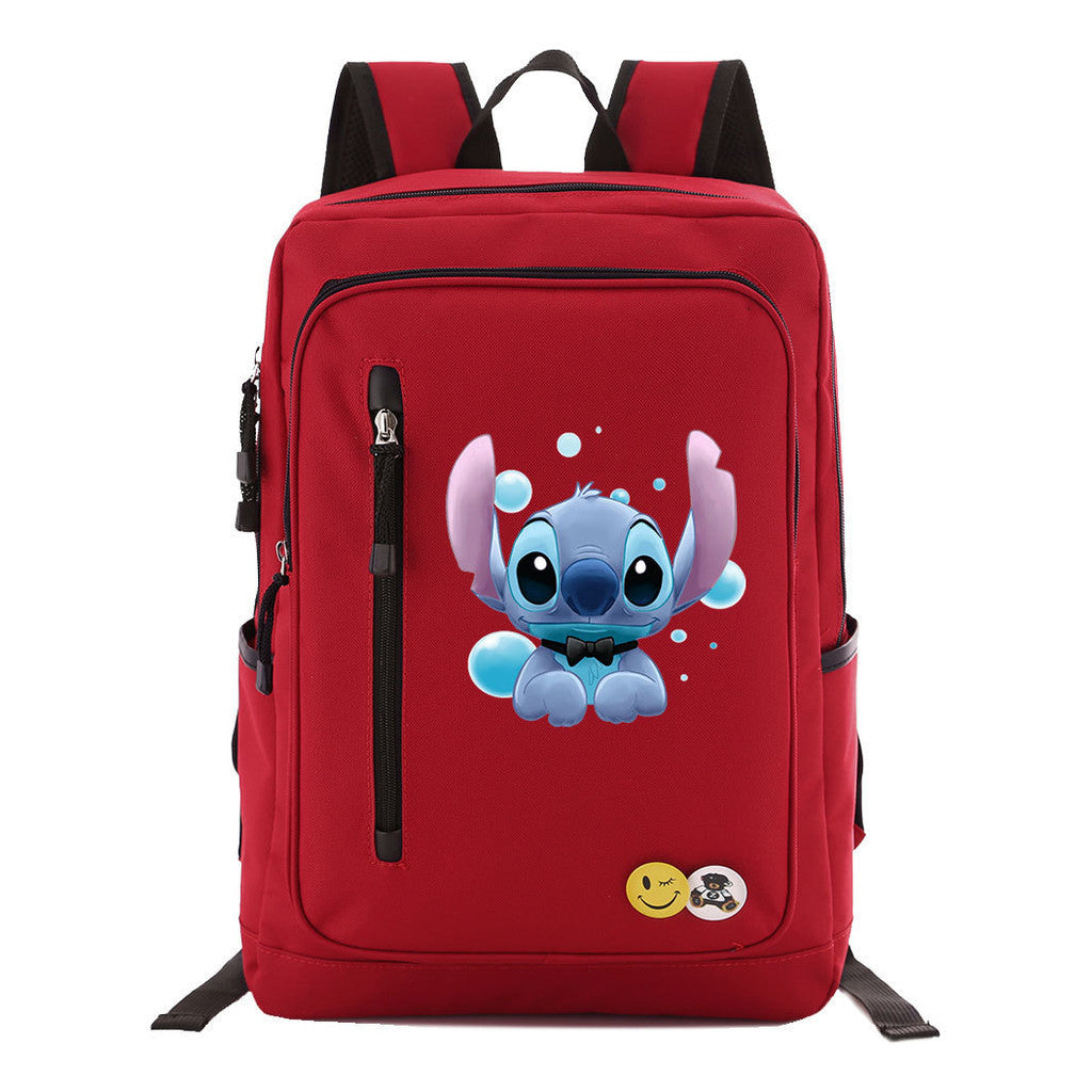 Sports Football Star Printed Youth Student Backpack For Leisure Travel Backpack
