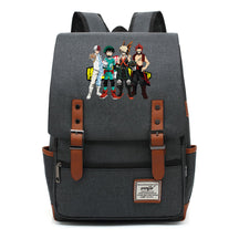 Anime My Heroes Academy Printed Youth Student Backpack Men's And Women's Leisure Belt Buckle Classic Backpack