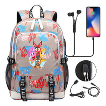 Toy Bear Game Peripheral Print Usb Youth Student Backpack For Men And Women Leisure Backpack