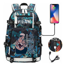Printed Usb Youth Student Backpack For Men And Women's Leisure Large Capacity Travel Backpack