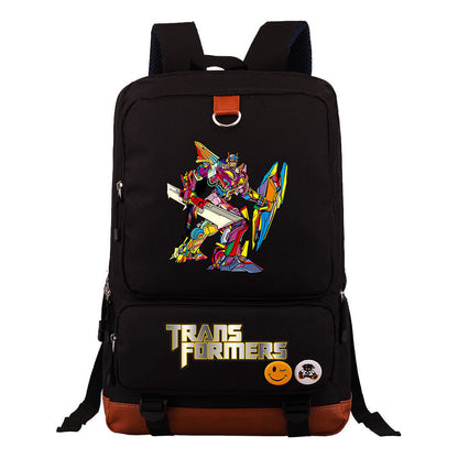 Transforming Mecha Student Backpack, Men's And Women's Backpack, Travel Bag